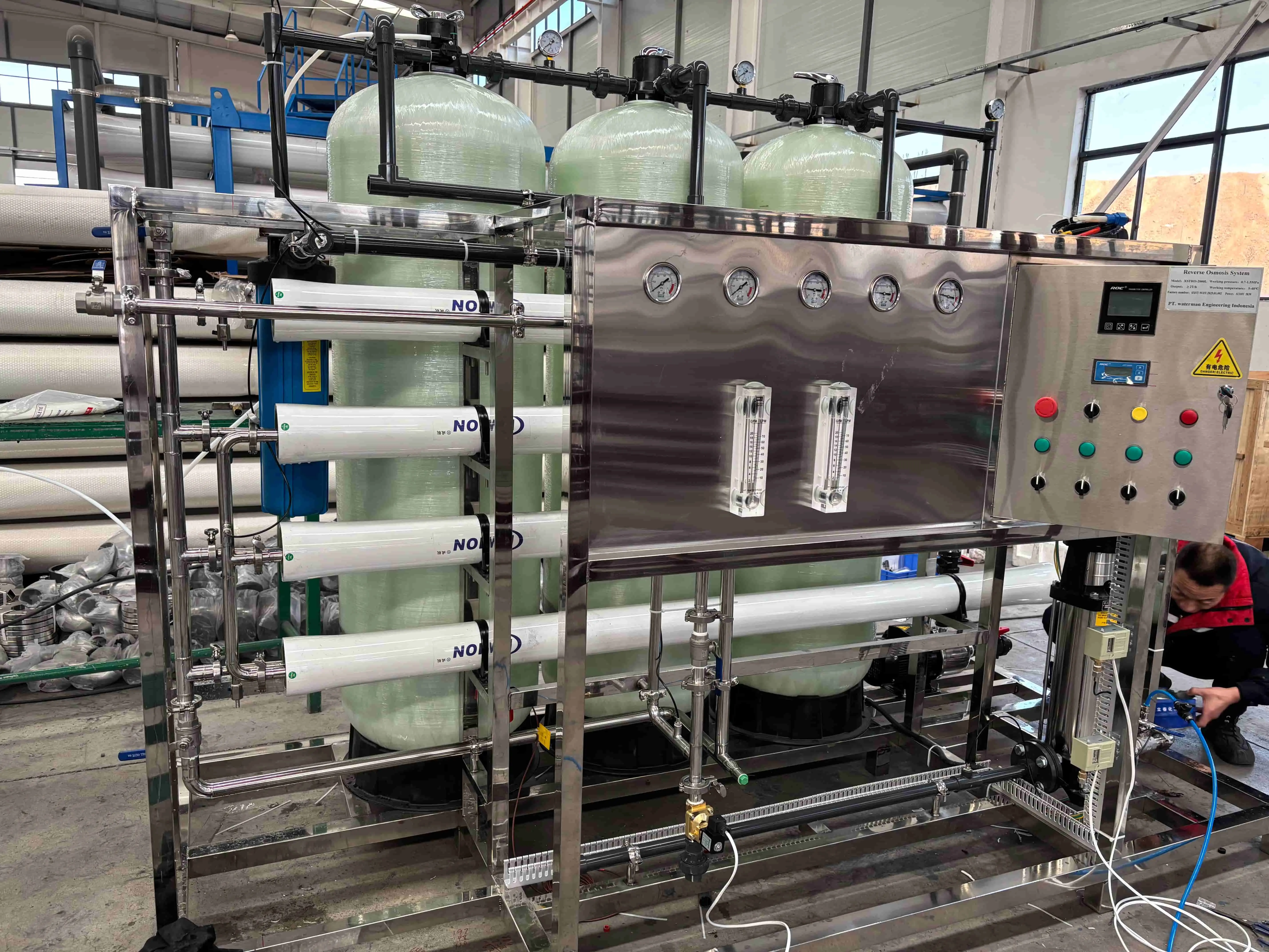 Dynamic correlation between reverse osmosis pollution type and pressure difference