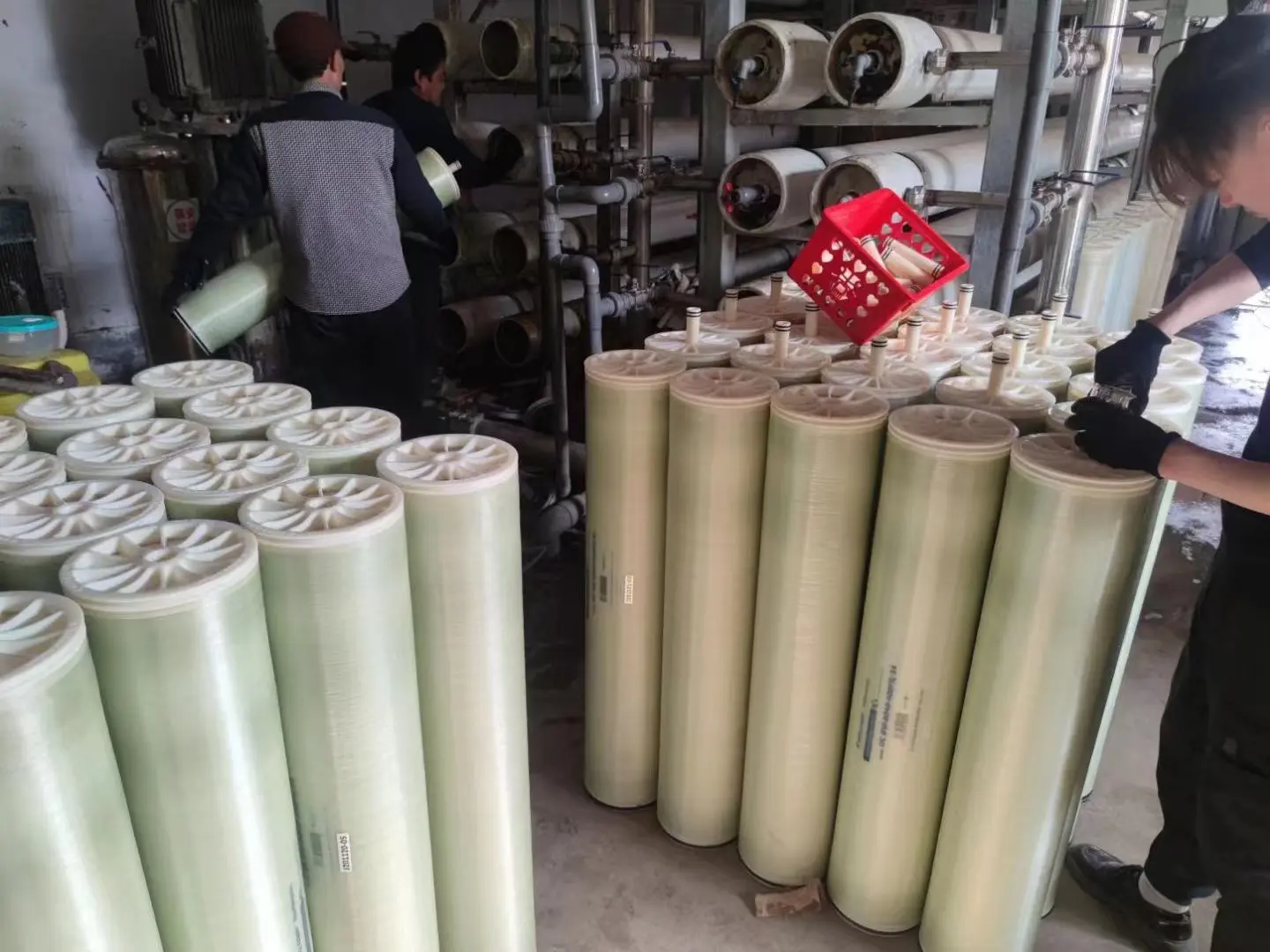 Failure cases caused by failure to follow the RO membrane installation steps